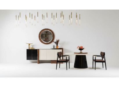Eetkamerset 4x stoelen Eettafelset Eetkamer Designer Houten Stoelen Set