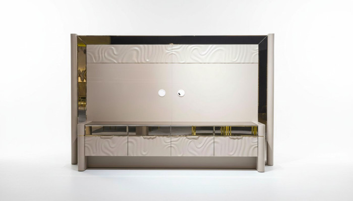 Luxe woonwand RTV laag tv-meubel standaard beige woonkamer meubels nieuw