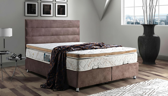 Bedontwerp Bedden Luxe Bedlade Bekleding Slaapkamermeubilair Stof 160x200