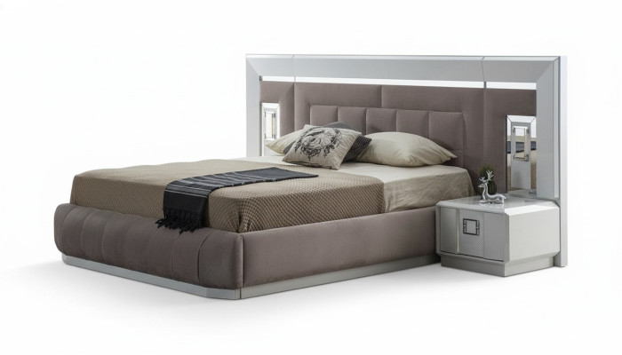 Slaapkamerset Luxe Compleet Bed 2x Nachtkastje Modern Meubilair 3-delig Nieuw