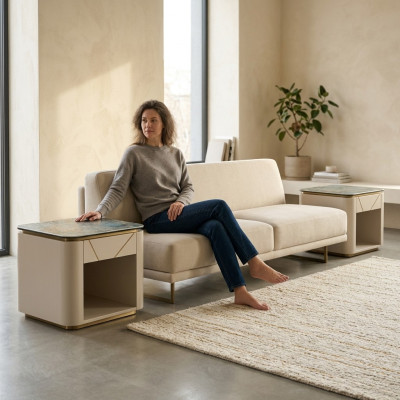 Slaapkamer Metaal Luxe Consoles Nieuw Nachtkastje Design Console Bijzettafels