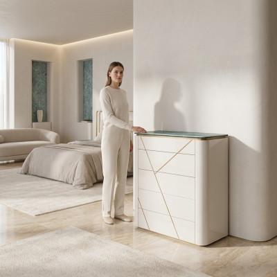 Moderne slaapkamer commodes sideboard luxe commode stijl modern design meubels