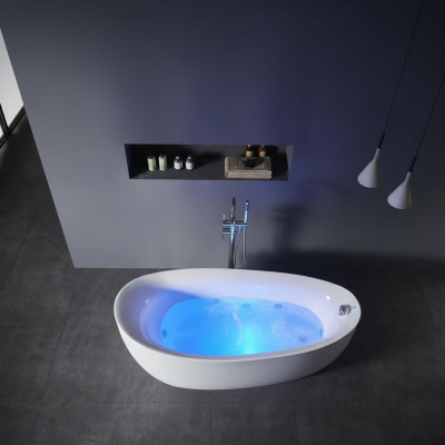 Binnen whirlpool badkuip badkuip thuishoekbad spa badkuip
