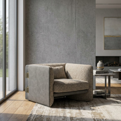 Zitmeubel Fauteuil Woonkamer Nieuw Bekleding Textiel Inrichting Luxe Meubels