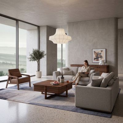 Woonkamer Grijs Bankstel 2x Bankstellen Tweezits Design Fauteuil Luxueuze Inrichting