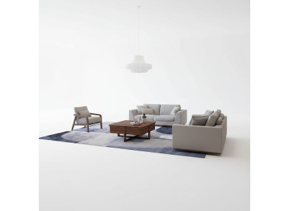 Woonkamer Grijs Bankstel 2x Bankstellen Tweezits Design Fauteuil Luxueuze Inrichting