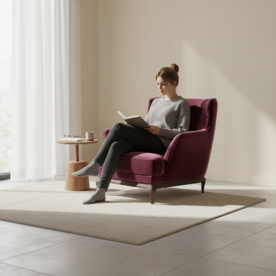 Moderne luxe fauteuil woonkamer meubilair gestoffeerde fauteuil design inrichting