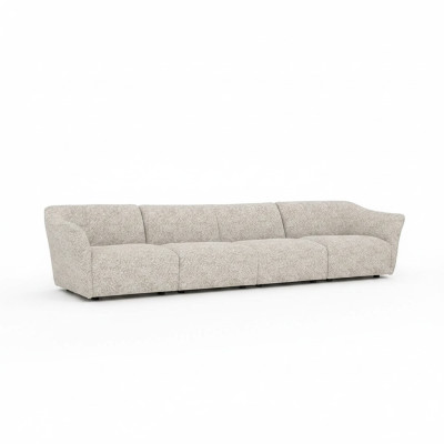 Woonkamer gestoffeerde meubels Textiel bank Bank Vierzitter Modern Design Meubels.