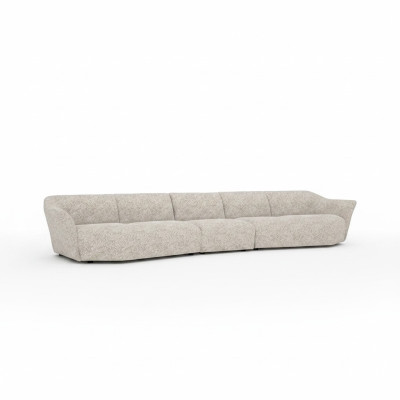Vijfzitsbank Sofa 440cm Woonkamer Wit Inrichting Textiel Bekleding Meubels