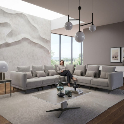 Woonkamer Grijs Bank Bank Meubelen Nieuw Houten Salontafel