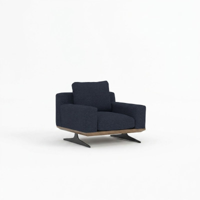 Moderne fauteuil ontwerper inrichting luxe bekleding textiel bekleding nieuw
