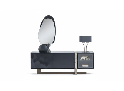 Sideboard Buffet Spiegel Eetkamer Woonkamer Modern Design 2-delig set