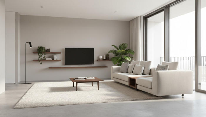Witte vierzitter Moderne gestoffeerde bankstellen Woonkamer Designer bank Nieuw
