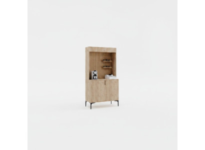 Eetkamer dressoir Sideboard Bruine kleur Modern ontwerp Koffiekast