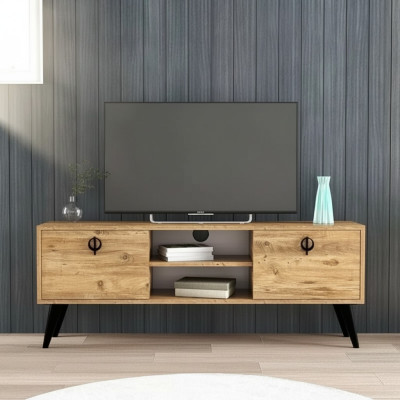 Bruin woonkamer TV-lagekast sideboard RTV modern design rechthoekige vorm
