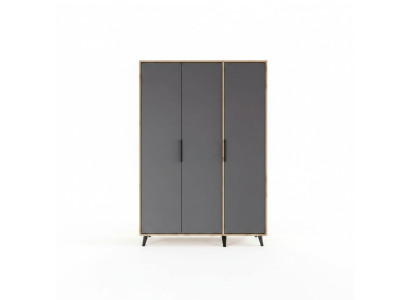 Grijs Bruin Modern Ontwerp Rechthoekige Luxe Slaapkamerkast