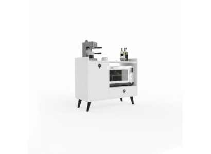 Eetkamerkast Koffiekast Modern Ontwerp Wit Kleur Rechthoekig