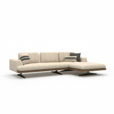 Wit luxe hoekbank L-vorm woonkamer modern Bank ontspanning designer inrichting