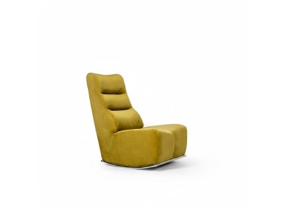 Woonkamer Geel Fauteuil Zitmeubelen Nieuwe Inrichting Designer Stoel Textiel
