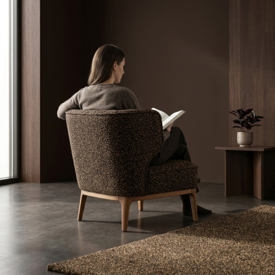 Fauteuil Bank Bekleding Zitontwerper Textiel Woonkamer Banken Nieuwe Inrichting