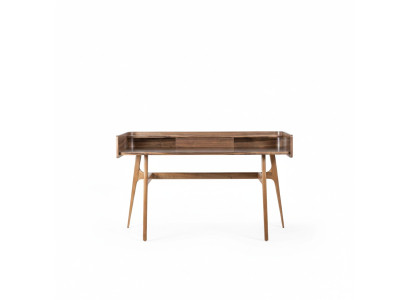 Houten slaapkamer bureau ontwerp computertafel luxe inrichting