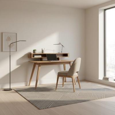 Schrijftafel Hout Meubels Computertafel Tafel Luxe Ontwerp Inrichting Nieuw