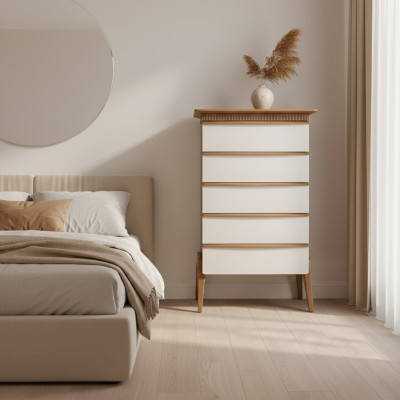 Slaapkamer ladekast bruin houten meubels Nieuwe houten ladekast