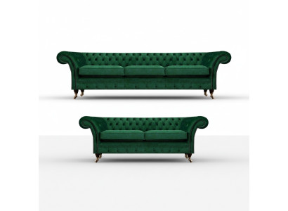 Sofa set 2-delig Bankstellen Chesterfield woonkamer banken 3+2 Zitmeubels
