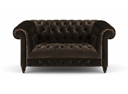 Chesterfield Exclusieve Bruine Bank Moderne Tweezits Bankstel meubels