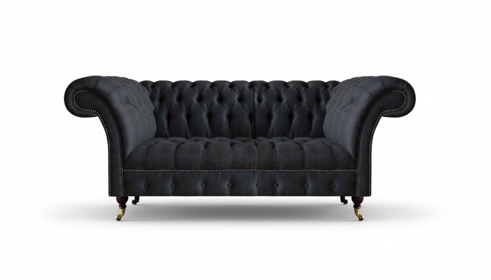 Chesterfield Zwarte Zitbank Designer Banken Moderne Sofa's
