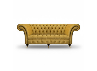 Chesterfield Luxe Meubels Driezitsbank Sofa Bankstel Textiel Gestoffeerde Bank Woonkamer