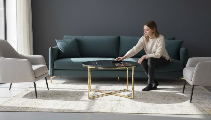 Salontafel Woonkamermeubels van hoogwaardige materialen nieuwe ronde tafel Modern