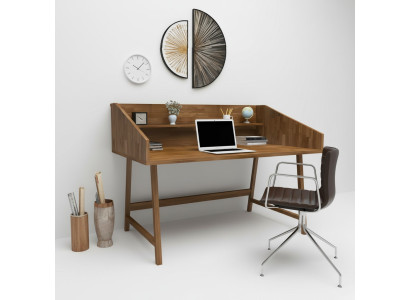 Hoogwaardige houten tafel Designer bureautafel Moderne houten meubels Bureau