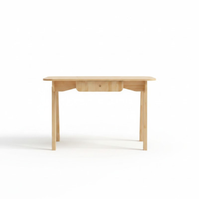 Beige schrijftafel ontwerper computerbureau luxueus robuust kantoormeubilair