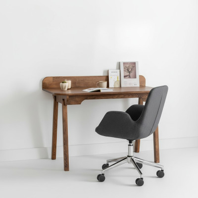 Bruine houten tafel Luxe bureaus Designer houten bijzettafels