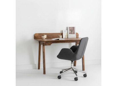 Bruine houten tafel Luxe bureaus Designer houten bijzettafels