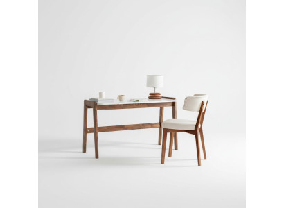 Bruin-witte laptoptafel Luxueus kantoormeubilair Designerbureaus
