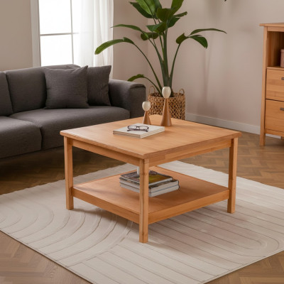 Bruine salontafel designer woonkamer koffietafel houten bijzettafel