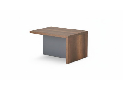 Salontafel bruin grijs twee kleurig rechthoekig vorm werkkamer modern