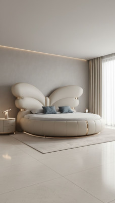Beige luxe bed