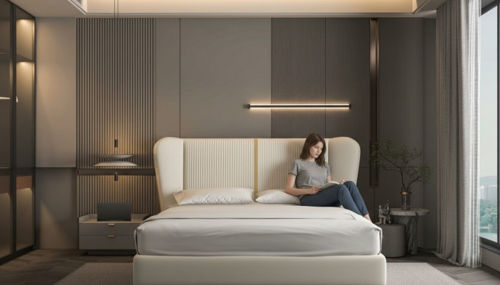 Moderne stoffen bed