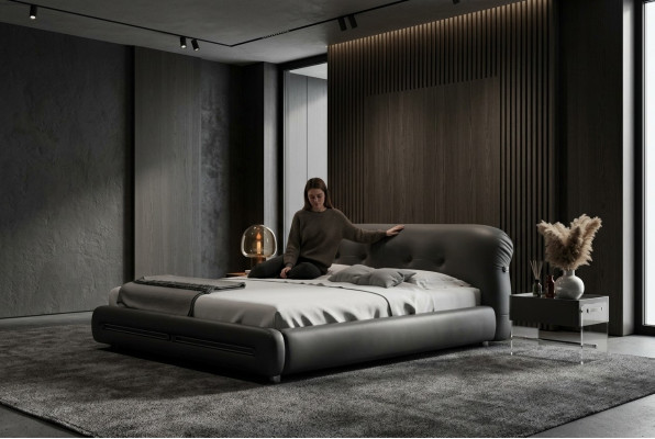 Moderne en luxe stoffen bedden