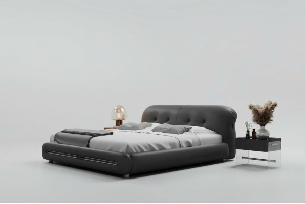 Moderne en luxe stoffen bedden