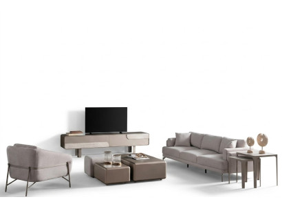 Moderne en elegante beige woonkamer set