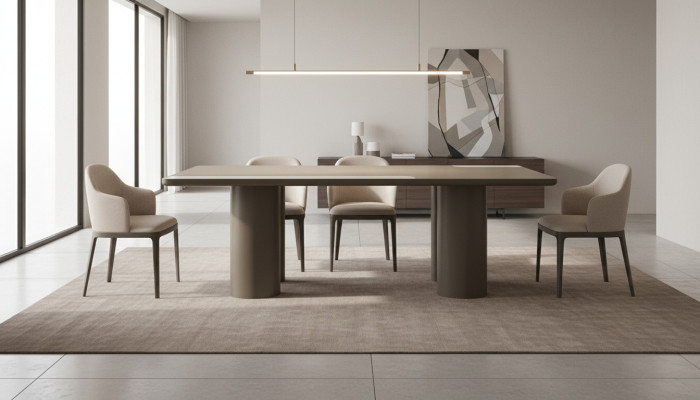 Moderne en elegante eettafel