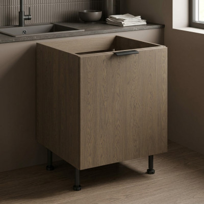 Aangepaste houten keukenkast