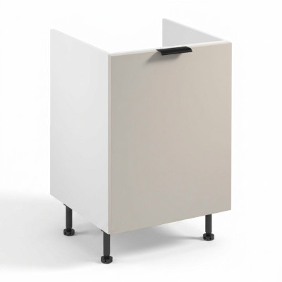Mobiele witte keukenkast