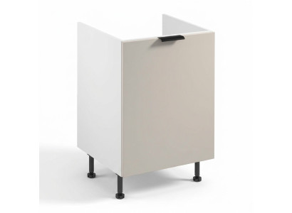 Mobiele witte keukenkast
