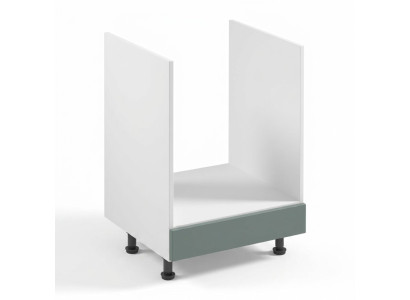 Mobiele keukentafel met lade onder het fornuis