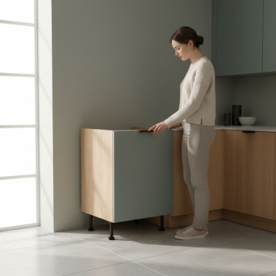 Moderne eetkamerstoel met lade